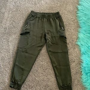 Navy green Zara pants